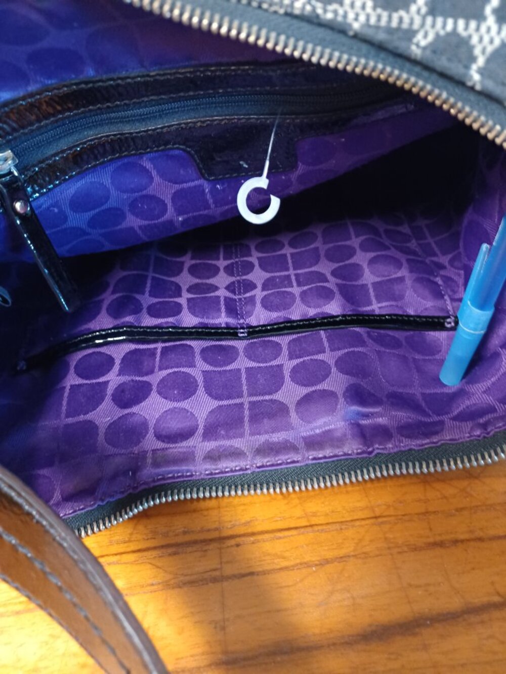 AUTHENTIC KATE SPADE POLKA DOT Handbag/purse - Picture 5 of 8